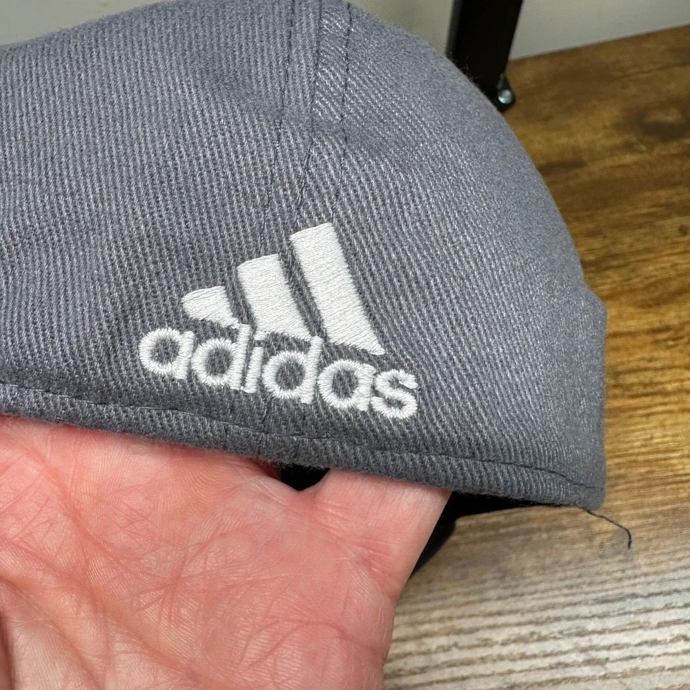 Adidas Golden State Warriors Superflex Hat Gray NBA Basketball Cap Mens‎ L/XL